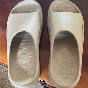 Reef Tan Slide Sandals